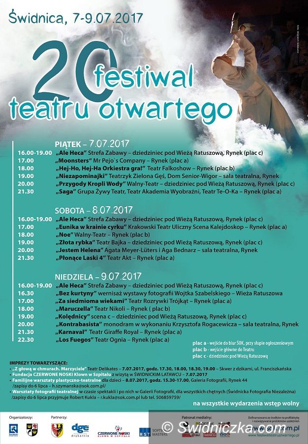 Świdnica: Przed nami XX Festiwal Teatru Otwartego