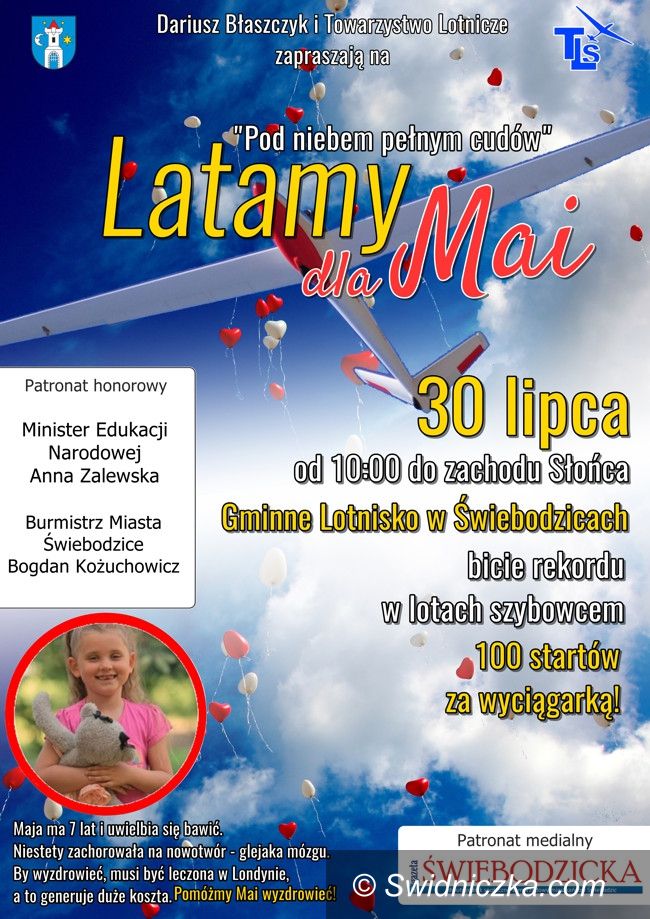 Świebodzice: Świebodzice latają dla Mai