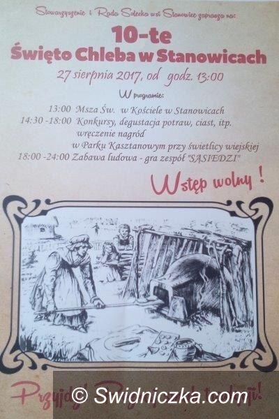 Stanowice: Zapraszamy na Święto Chleba