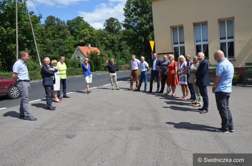 powiat świdnicki: Droga Bystrzyca Górna – Lubachów odebrana