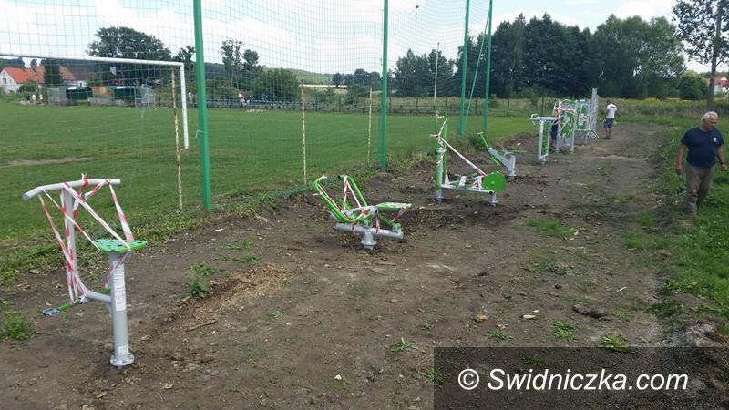 Mrowiny: Siłownia pod chmurką w Mrowinach