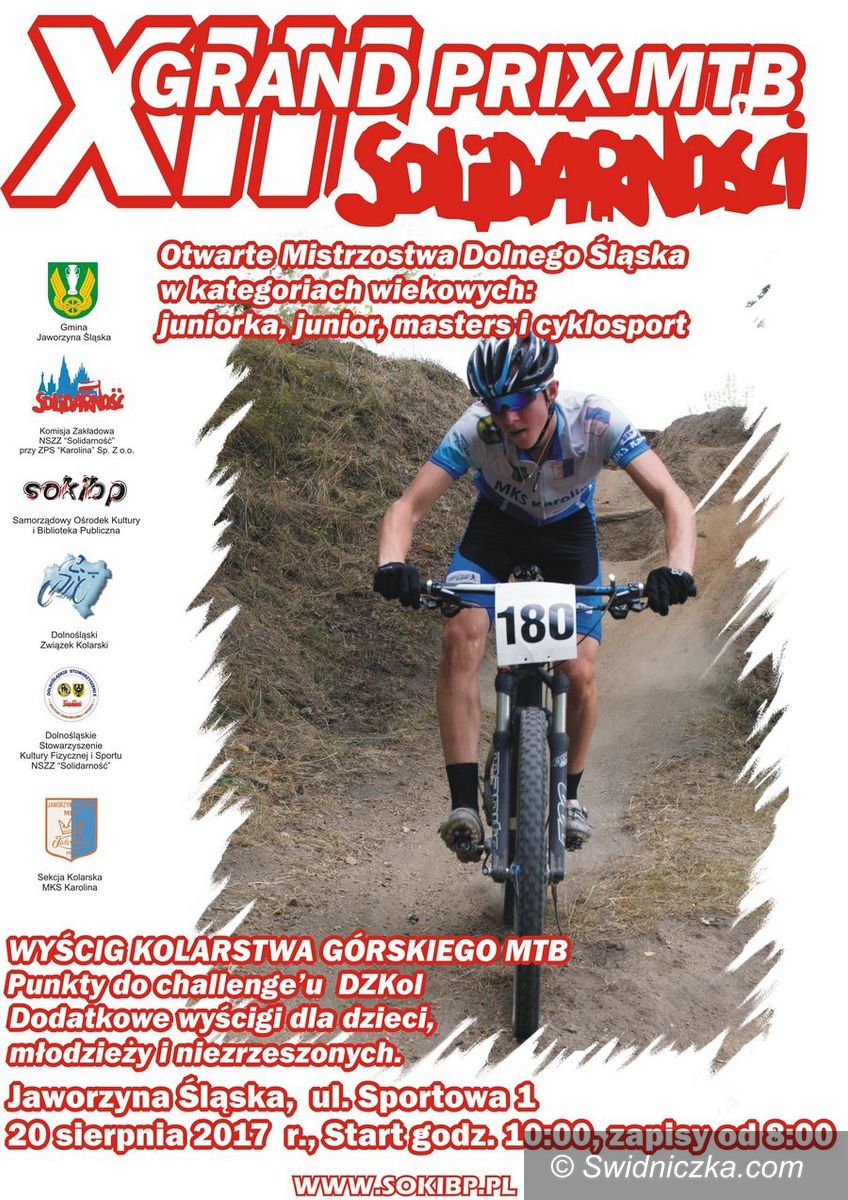 Jaworzyna Śląska: XIII Grand Prix MTB Solidarności w Jaworzynie Śląskiej