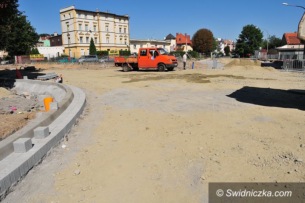Świdnica: Trwa przebudowa skrzyżowania ulic Wodnej i Mieszka