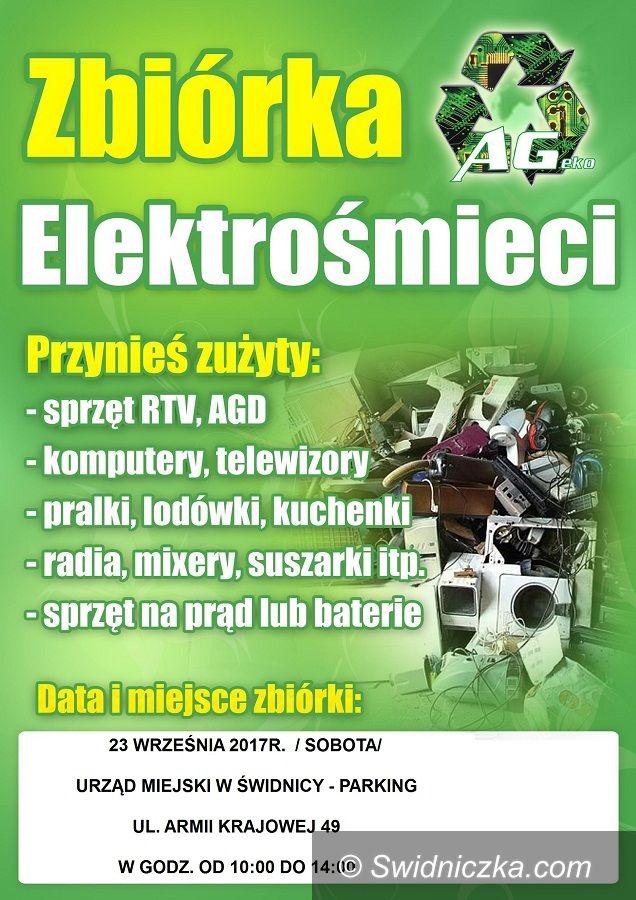 Świdnica: Zbiórka elektrośmieci