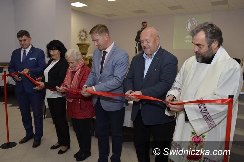 Mrowiny: Wyremontowana świetlica w Mrowinach oddana do użytku mieszkańców