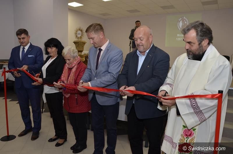 Mrowiny: Wyremontowana świetlica w Mrowinach oddana do użytku mieszkańców