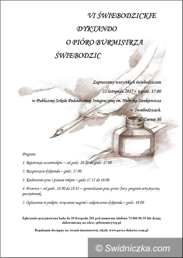 Świebodzice: Dyktando po raz 6.