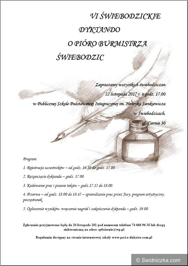 Świebodzice: Dyktando po raz 6.