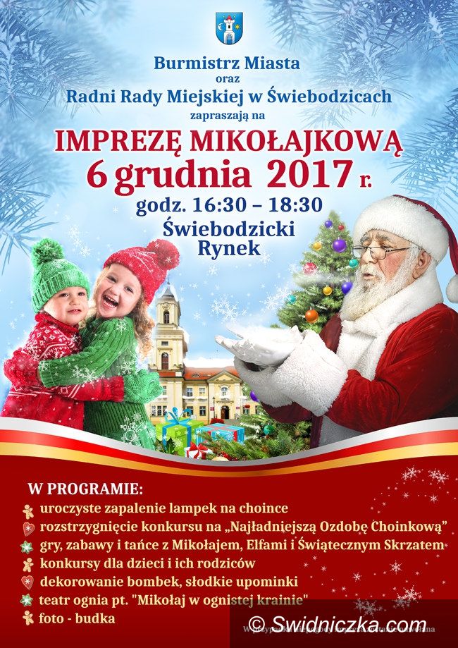 Świebodzice: W środę bawimy się z Mikołajem w Świebodzicach