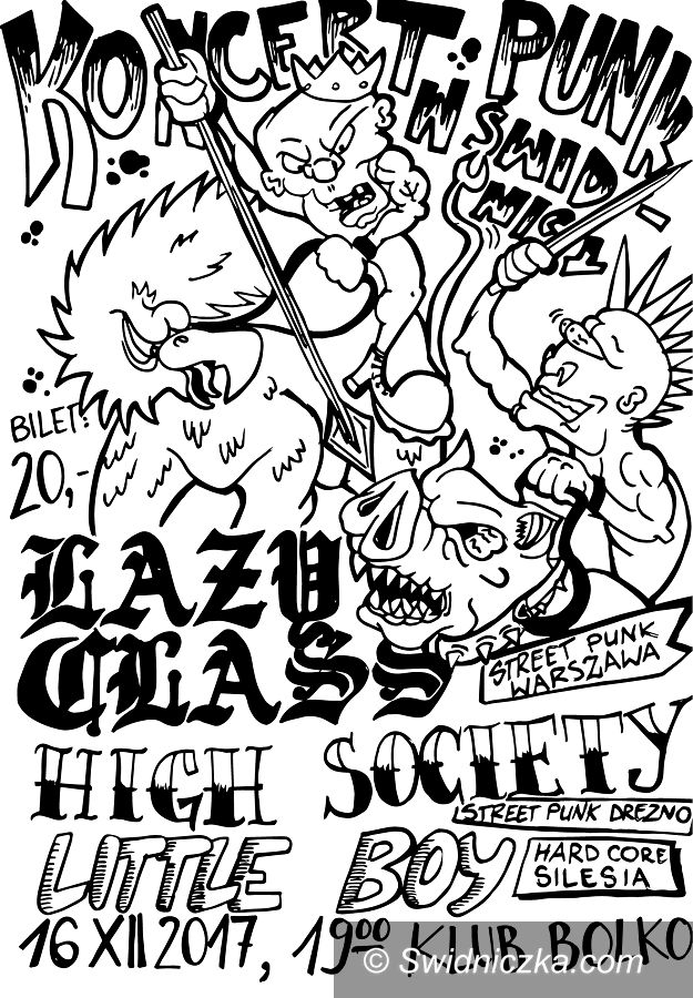 Świdnica: Hard core i punk z Warszawy, Drezna i Śląska w Świdnicy