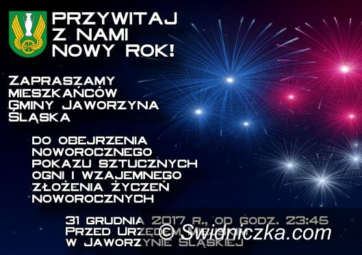 Jaworzyna Śląska: Przywitajmy wspólnie nowy, 2018 rok w Jaworzynie Śląskiej
