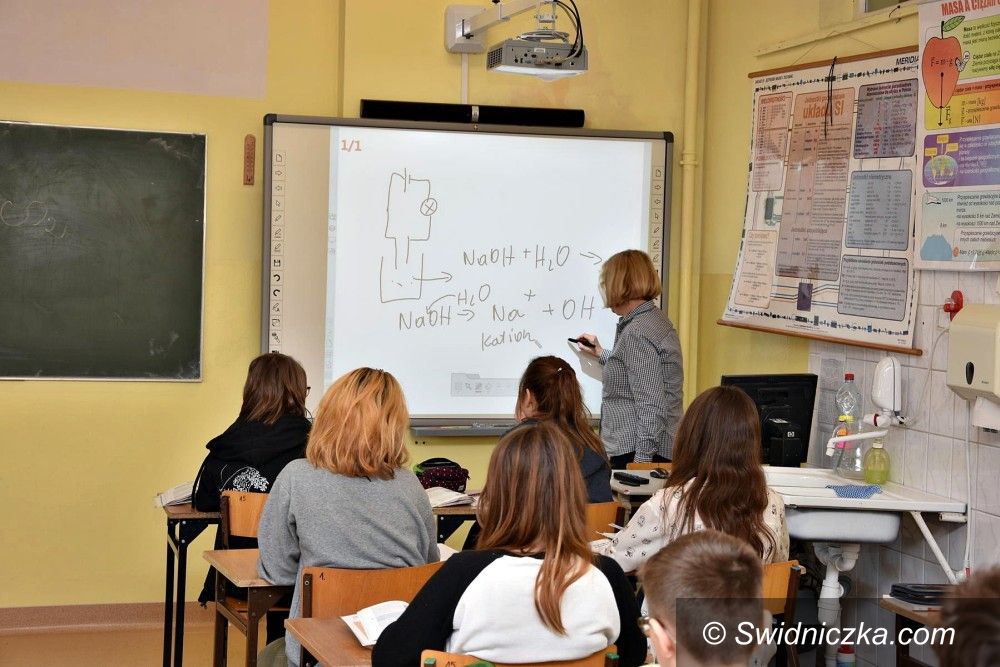 Gmina Świdnica: Tablice interaktywne w gminnych szkołach