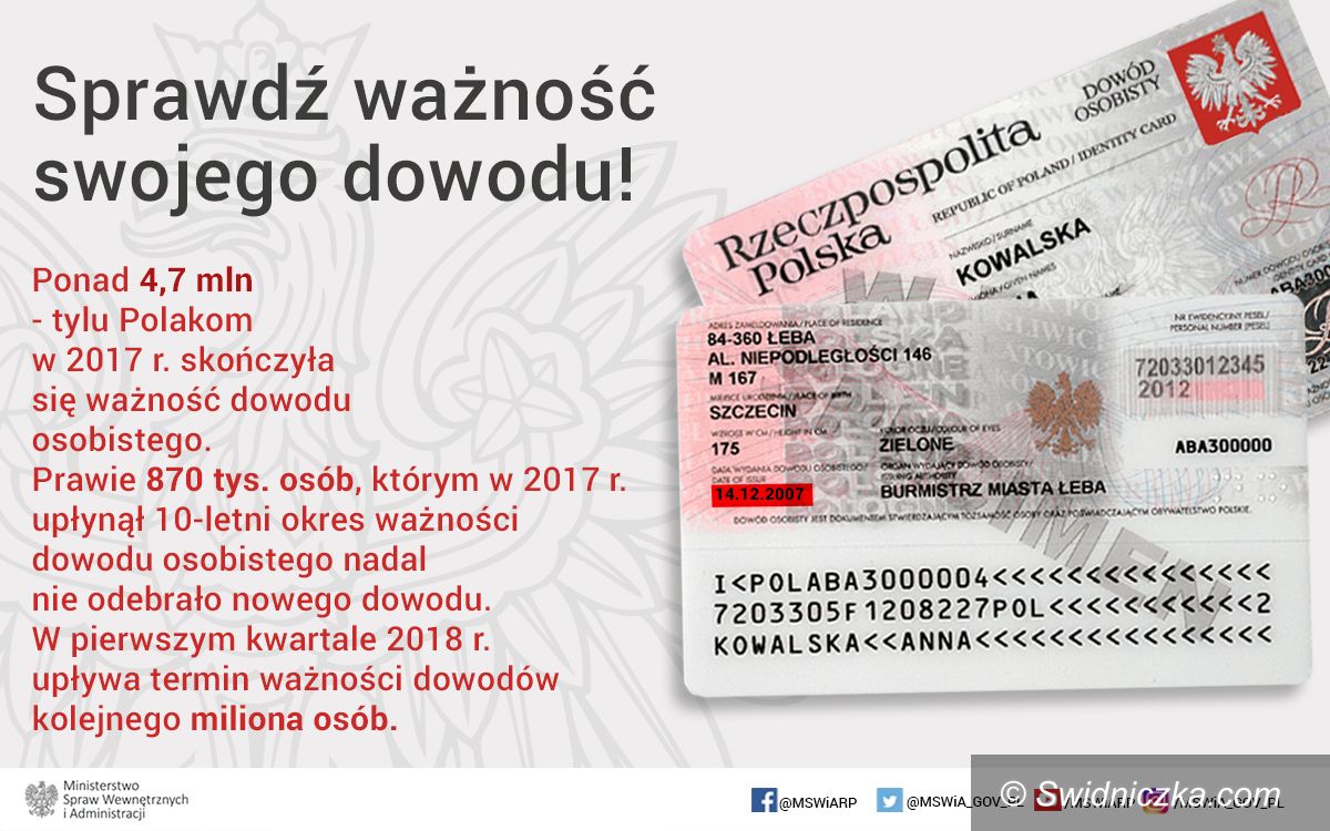 REGION: Sprawdź ważność swojego dowodu osobistego