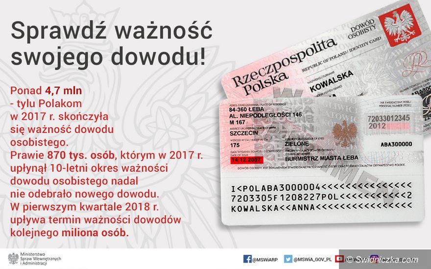 REGION: Sprawdź ważność swojego dowodu osobistego