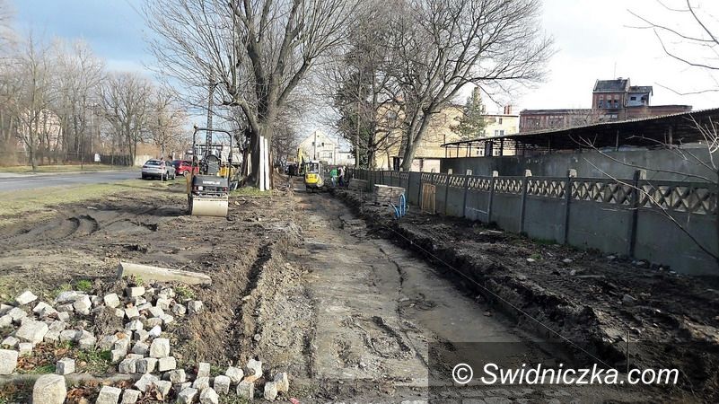 Strzegom: Trwa budowa Alei Rzeźb
