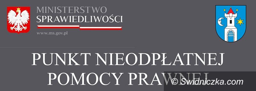 Świebodzice: Punkt Nieodpłatnych Porad Prawnych rusza 18 stycznia