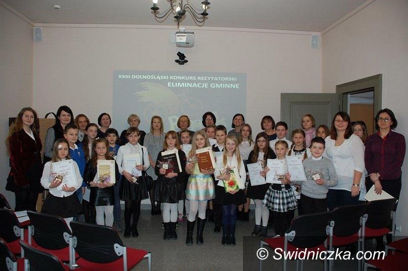 Gmina Strzegom: Znamy laureatów Konkursu Recytatorskiego „Pegazik” 2018