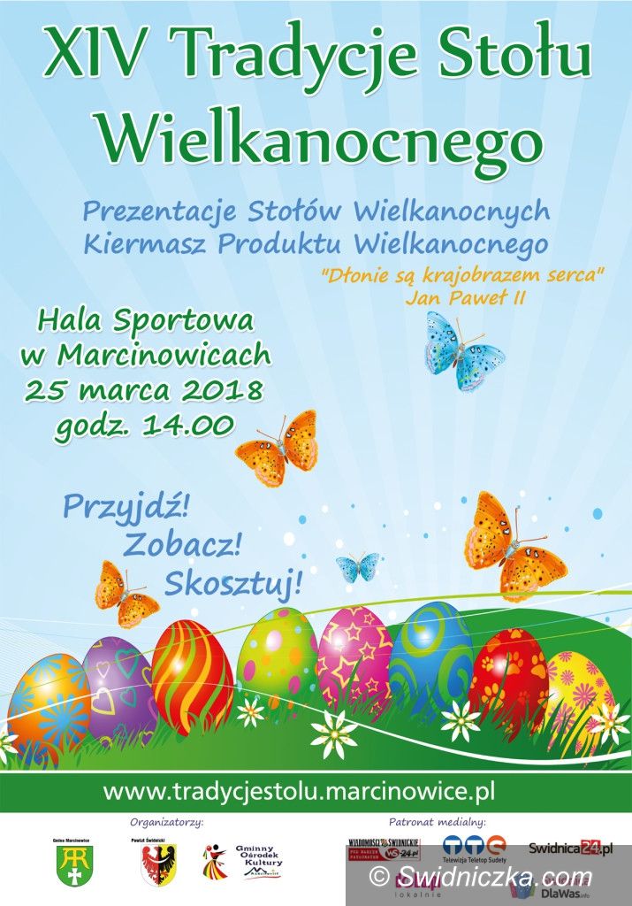 powiat świdnicki: Prezentacja stołów wielkanocnych