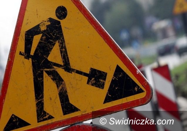 Strzegom: Ulica Dolna w Strzegomiu w przebudowie