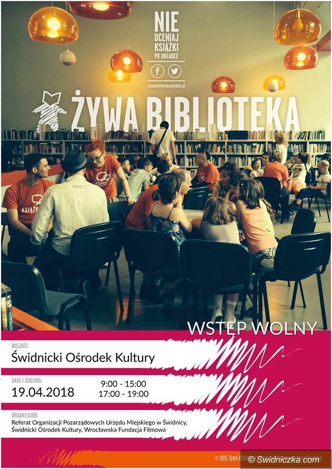 Świdnica: Nie oceniaj książki po okładce. Żywa Biblioteka już w przyszłym tygodniu w Świdnicy