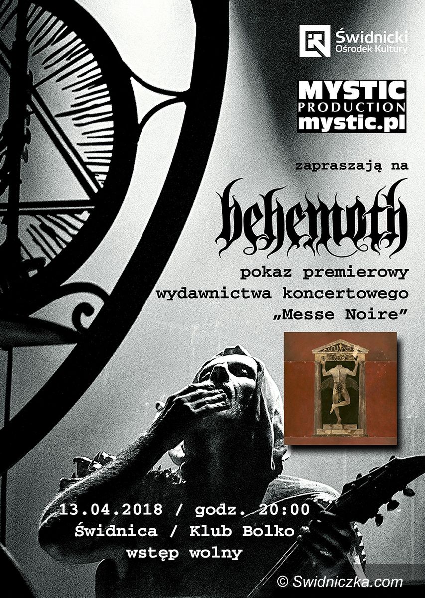 Świdnica: Dziś premiera dvd Behemoth w Klubie Bolko!