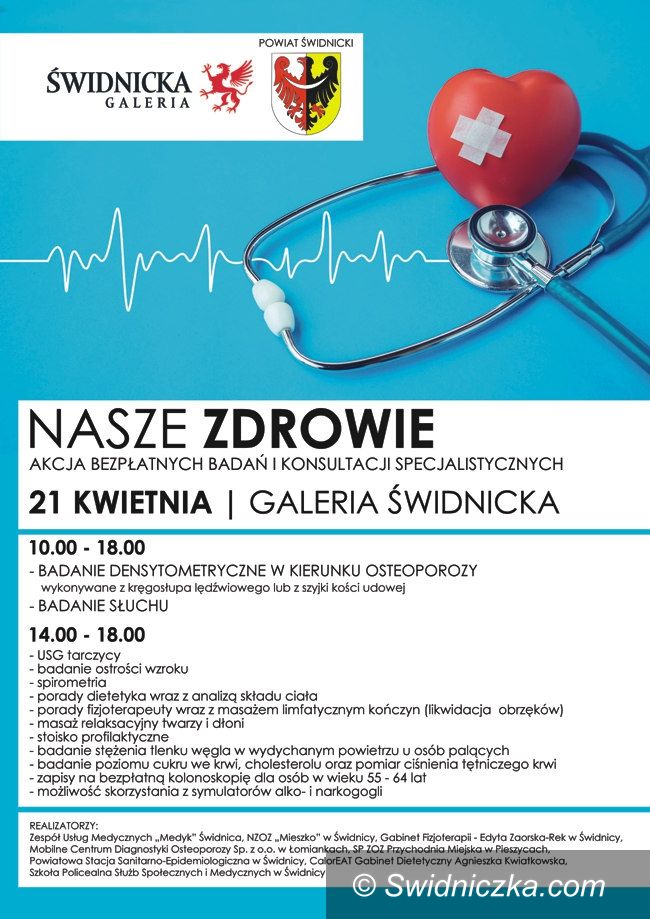 powiat świdnicki: „Nasze Zdrowie” – bezpłatne badania dla mieszkańców