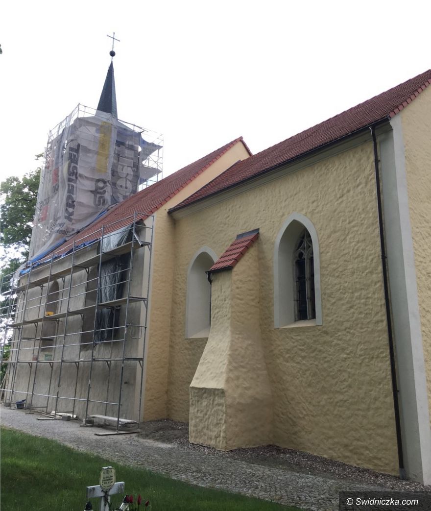 Szczepanów: Kościół w Szczepanowie nabiera blasku