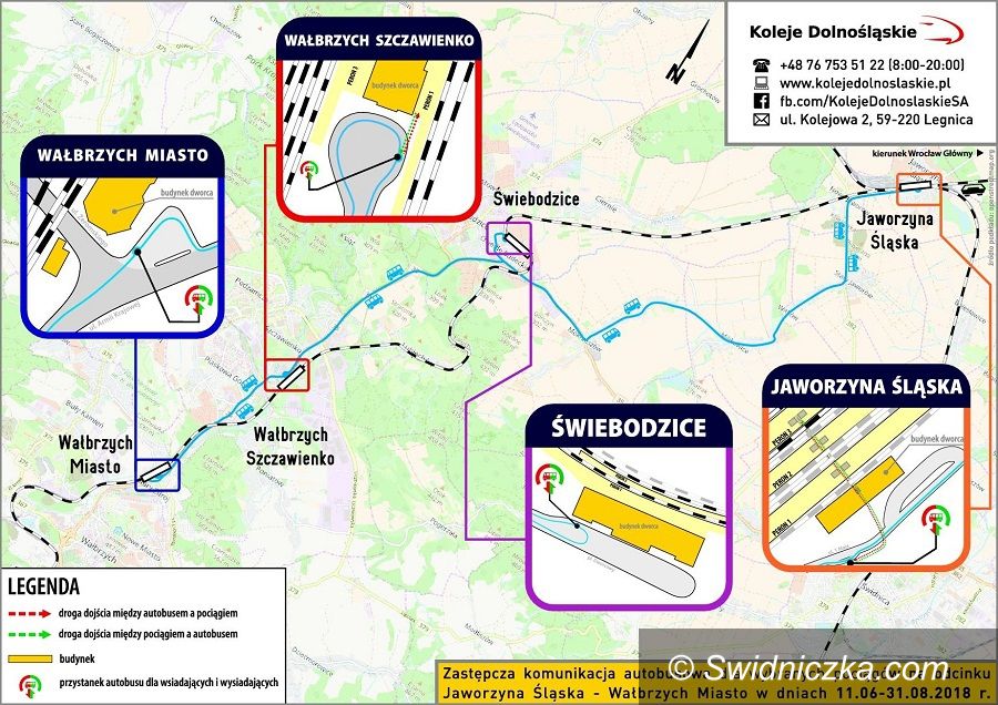 REGION: Od poniedziałku zastępcza komunikacja autobusowa