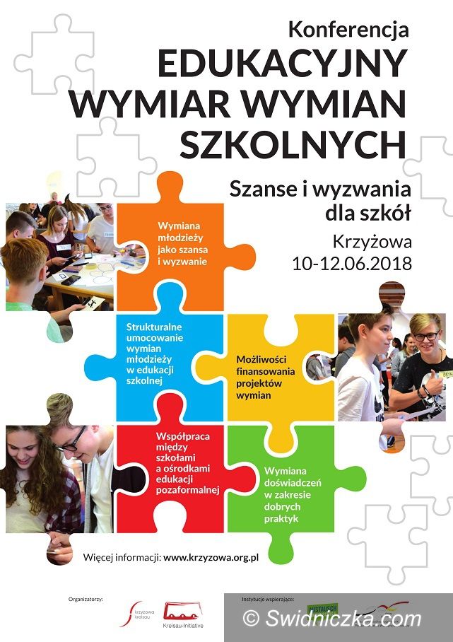 Krzyżowa: Konferencja „Edukacyjny wymiar wymian szkolnych – szanse i wyzwania dla szkół"