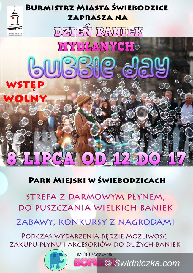 Świebodzice: Bubble Day, czyli bańkowe szaleństwa w parku