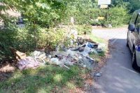 Świdnica: Śmieci przy drodze