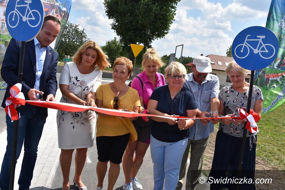 Gmina Świdnica: Droga rowerowa połączyła trzy sołectwa