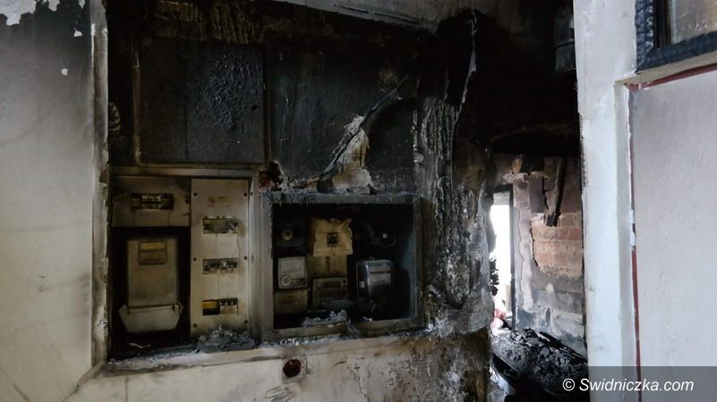 Żarów: Pożar budynku w Żarowie