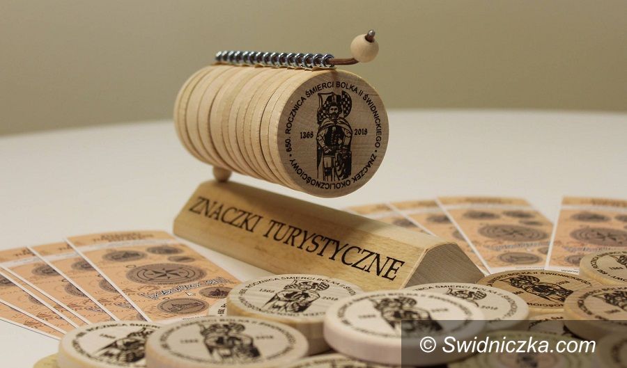 Świdnica: Znaczek turystyczny z Bolkiem II Świdnickim
