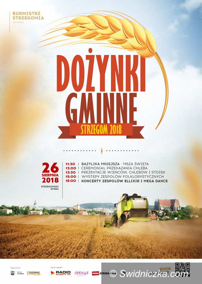 Strzegom: Zapowiedź Dożynek Gminnych 2018