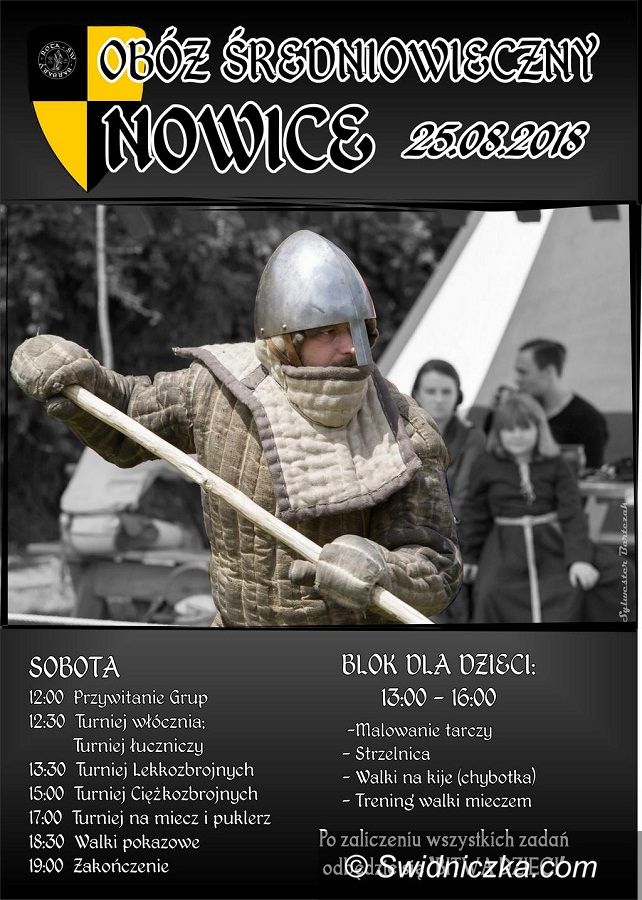 Nowice: Zapraszamy do średniowiecznego obozu w Nowicach