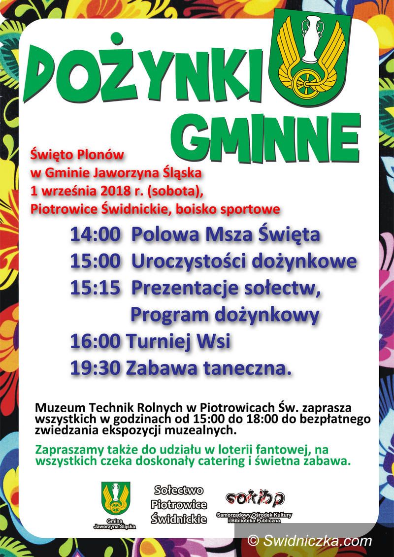 Piotrowice Świdnickie: Dożynki Gminne w Piotrowicach Świdnickich