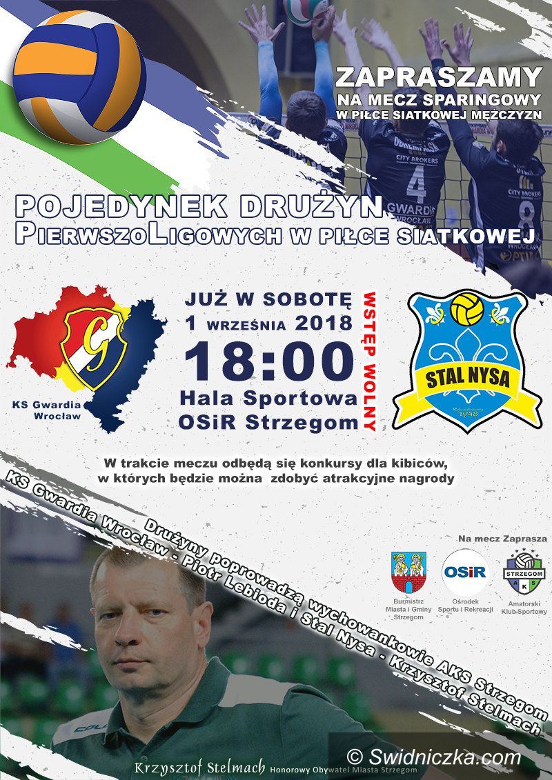 Strzegom: Zapraszamy na ciekawy mecz siatkarski