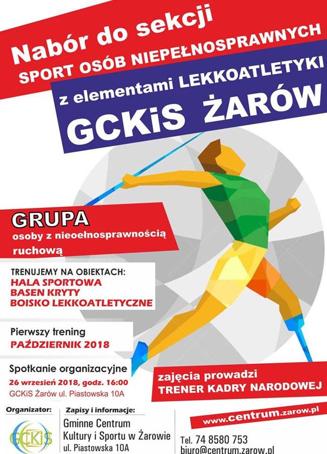 Żarów: Sport osób niepełnosprawnych na start