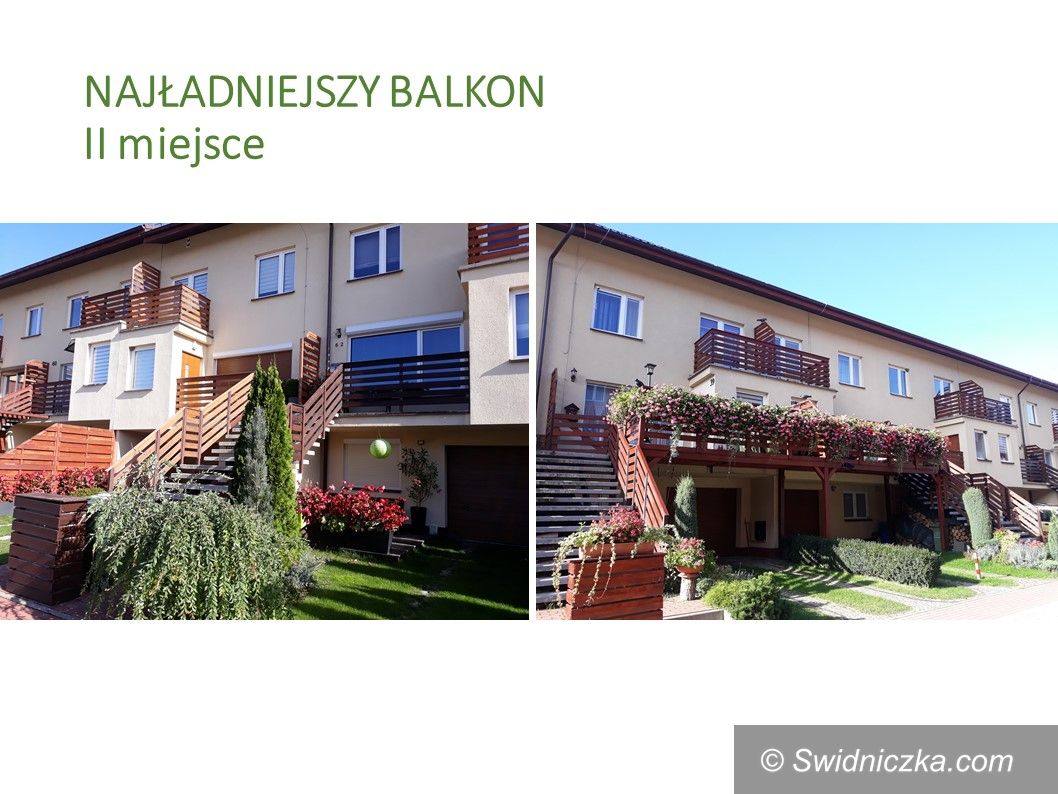 Świebodzice: Nagrody za kwiaty i zieleń
