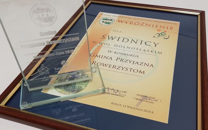 Świdnica: Świdnica Gminą Przyjazną Rowerzystom