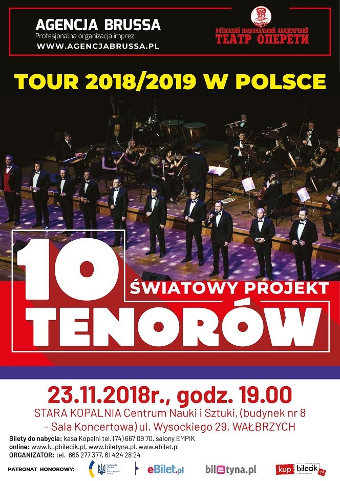 REGION:  10 tenorów zaśpiewa dla wałbrzyszan 