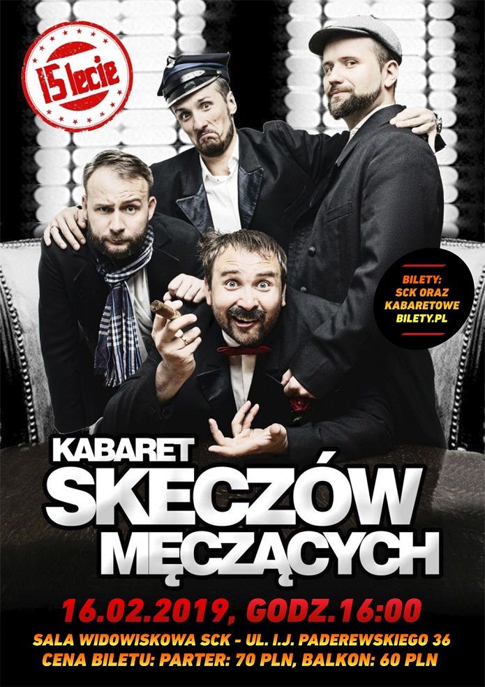 Strzegom: Kabaret Skeczów Męczących ponownie w Strzegomiu
