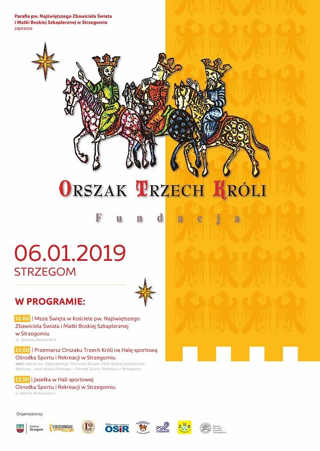 Strzegom: Orszak Trzech Króli przejdzie ulicami Strzegomia