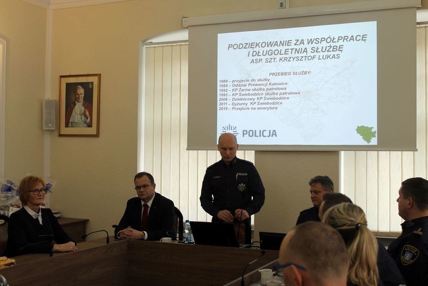 Świebodzice: Odprawa świebodzickiej policji