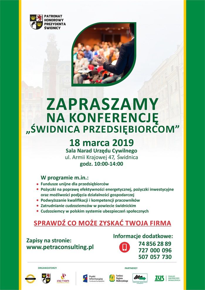 Świdnica: Świdnica przedsiębiorcom