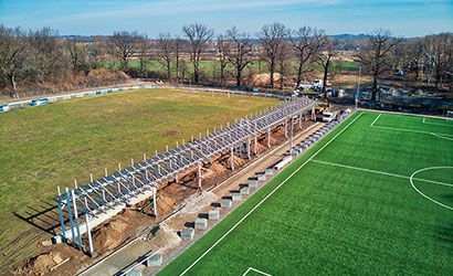 Żarów: Inwestycje na żarowskim stadionie sportowym