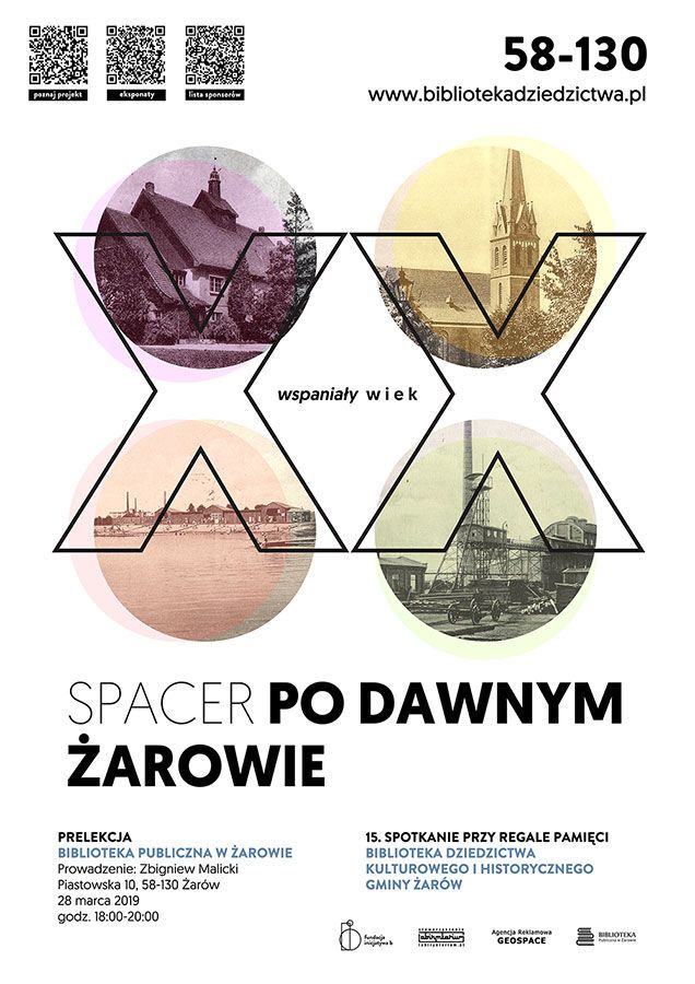 Żarów: Prelekcja „Spacer po dawnym Żarowie – Wspaniały XX wiek”