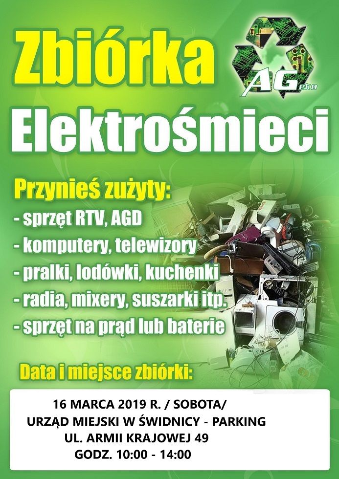 Świdnica: Zbiórka elektrośmieci