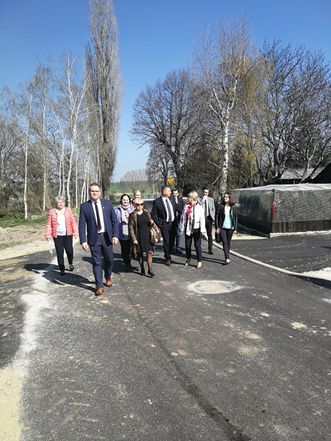 Klecin: Droga w Klecinie odebrana